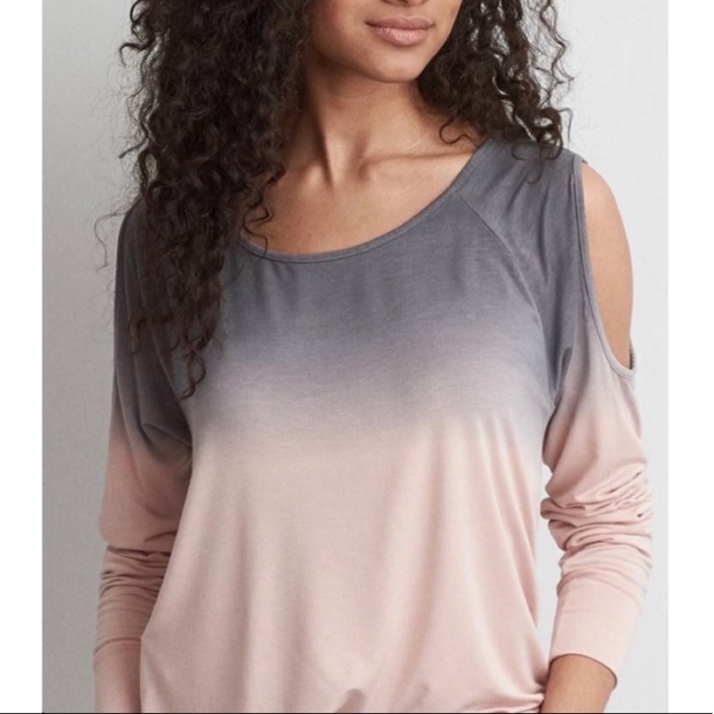 AE Ombré Cold Shoulder shirt
